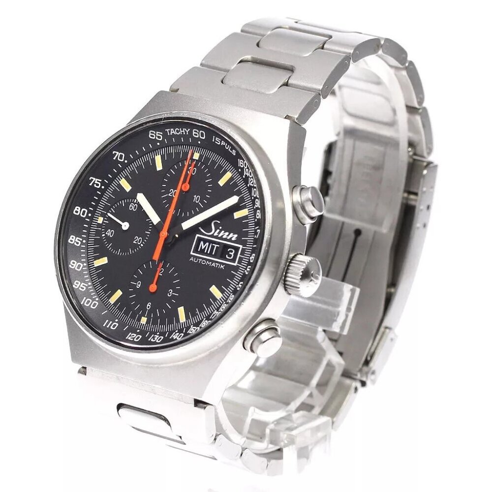 Sinn 144 144 Chronograph day date black Dial Automatic Men's Watch